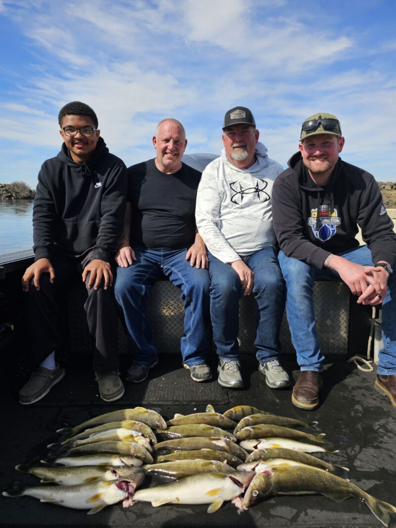 Columbia River Walleye Fishing 04 01 2024 – Fishers Catch Outfitters