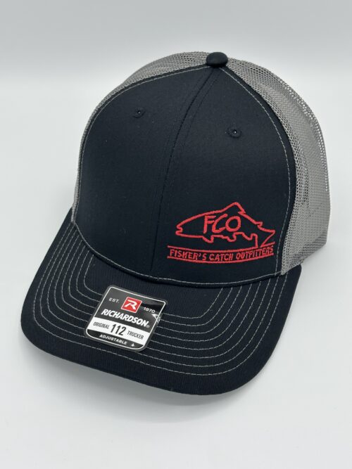 Richardson 112 Black/ Charcoal Embroidered Hat